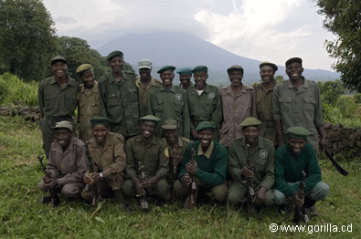 Rangers at bukima one of the 5 patrol posts in the gorilla sector who want to get back to work
