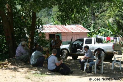 Meeting in Dejaus, Cordillera Central