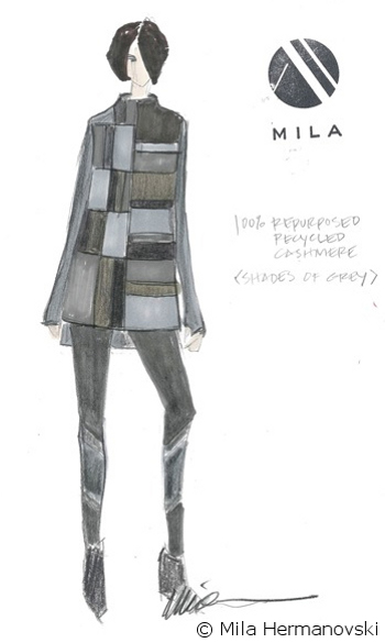 Sketch for the Asian elephant outfit
