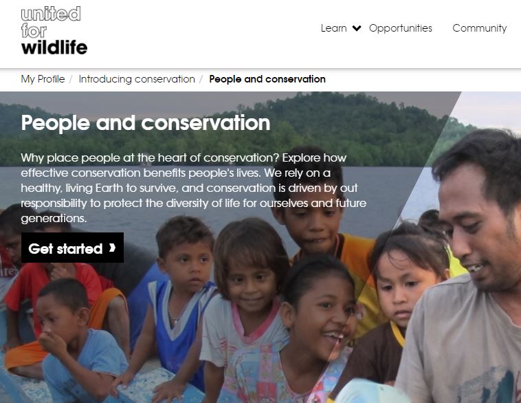 People and conservation – Online Learning Course Launched
