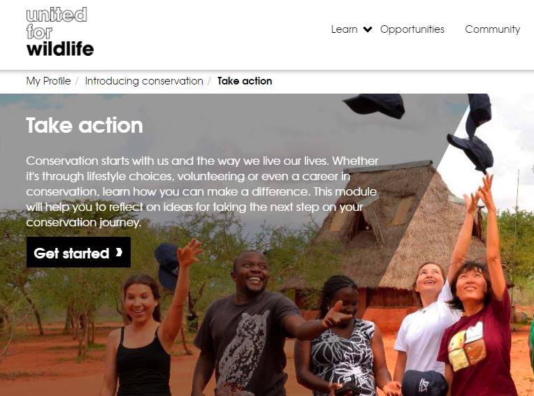 Take action – Online Learning Course Launched