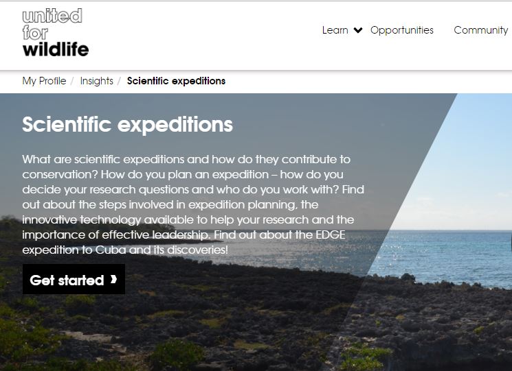 Scientific expeditions – Online Learning Course Launched