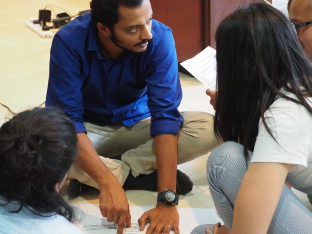 Raj Kumar during the Borneo Conservation Tools Course